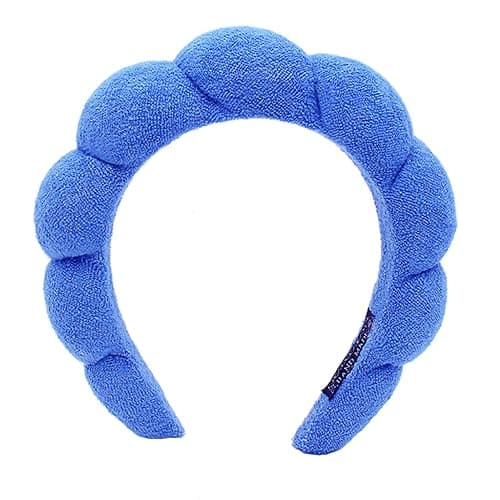 TYSSELY Spa Headbands for Washing Face Makeup Skin Care Headband Women Bubble Facial Beauty Headbands Puffy Shower Towel Band Hair Headband - Image 1