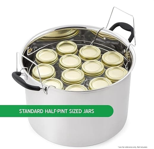Prep•N•Cook by McSunley 21.5Qt Induction Stainless Steel Water Bath Canner thumbnail 4