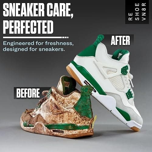 RESHOEVN8R Shoe Cleaner Kit - Sneakers, Mesh, Canvas, Suede, Knit, Leather | Cleaning kit solution for sneakers, mesh, canvas, suede, knit & leather shoes, complete cleaning set for every material thumbnail 3