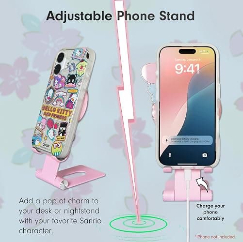 Sonix x Sanrio Character Phone Stand | Adjustable Cell Phone Holder, Desk Stand, Dock | My Melody thumbnail 4