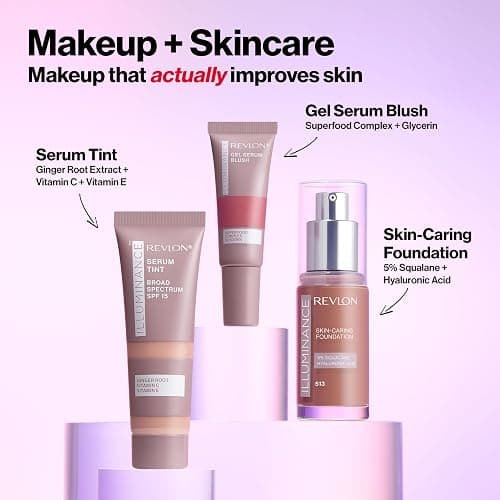 Revlon Illuminance Tinted Serum, Triple Hyaluronic Acid, Evens Out Skin Tone Over Time and Hydrates All Day, SPF 15, 317 Tan Sand, 0.94 fl oz. thumbnail 5