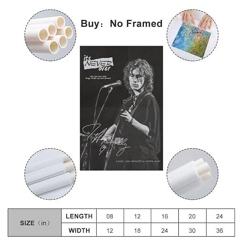 JHAMZPOSTER Jeff Buckleys Poster Vintage Music Poster Canvas Art Aesthetic And Wall Art Picture Decorstyle 12x18inch(30x45cm) thumbnail 2