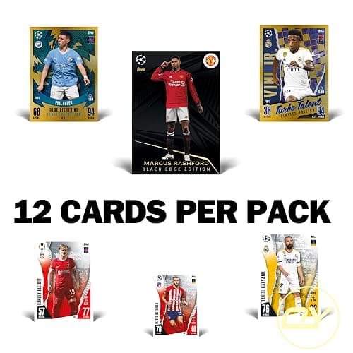 Topps Match Attax 23/24 UEFA Champions League Trading Cards x 6 Packet Bundle - Soccer Cards 2023-2024 thumbnail 4