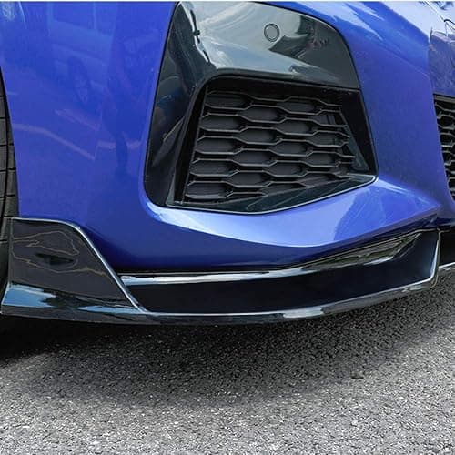NINTE Front Lip for 2019-2022 BMW G20 G28 3 Series M Sport, Painted Gloss Black Front Bumper Spoiler - 3pcs thumbnail 3