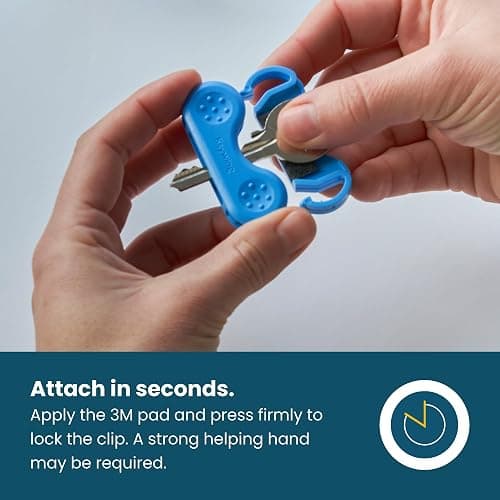 Dext - Keywing Key Turner Aid for People with Arthritis, Parkinson’s, and More, Comfortable and Secure Grip for Weak Hands, Lightweight, Durable, Click-On Design, Suitable for Flat Keys (Multipack, 3) thumbnail 6