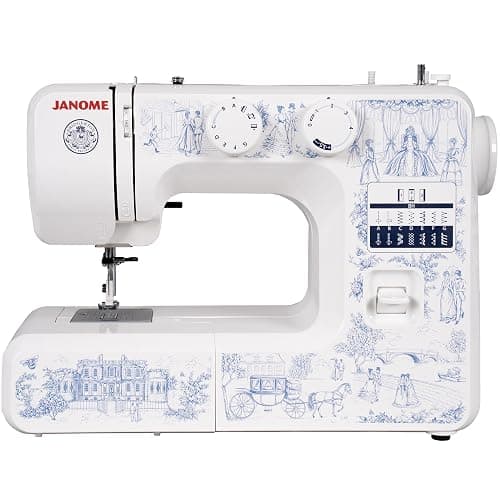 Janome Toile Romance Easy-to-Use 15-Stitch Sewing Machine Officially Licensed Bridgerton Collection - Image 1