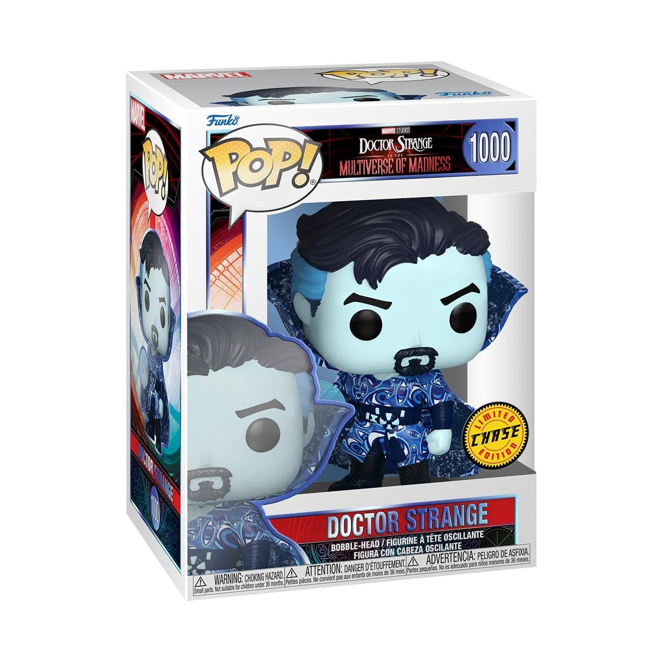 Doctor Strange In the Multiverse of Madness - Doctor Strange (Chase Edition Possible!) Vinyl Figure 1000 Funko Pop! thumbnail 2