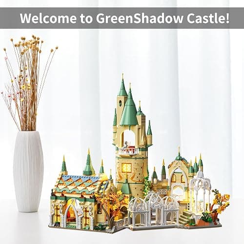 HJPLPXH Magic Medieval Castle Architecture Building Block Sets, Creative Ideals Gifts for Boys Girls Adults (1555PCS) thumbnail 7