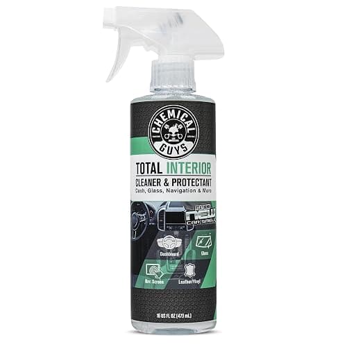 Chemical Guys, Total Interior Cleaner & Protectant, New Car Scent, 16 oz | One detailing spray cleans leather, vinyl, plastic, rubber, glass, dashboards, seats and trim, streak-free, no greasy shine - Image 1