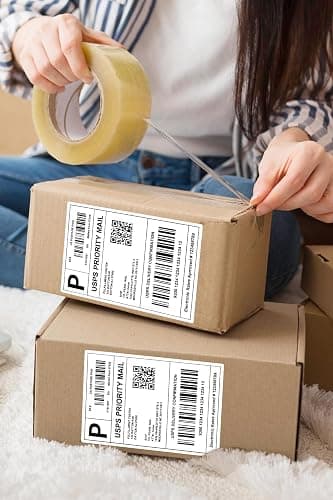 Bulk 4x6 Thermal Labels - 6000 Adhesive Labels | Smudge-Resistant & BPA-Free | Thermal Printer Compatible thumbnail 8