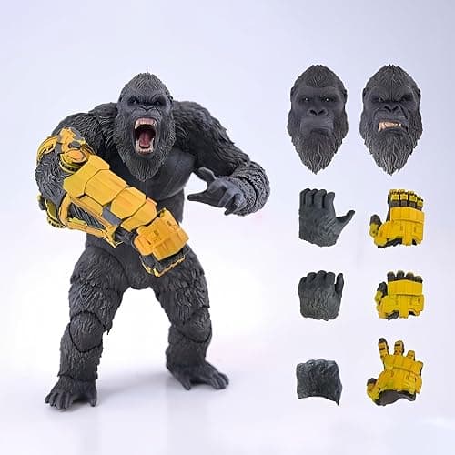 Pipigirl Hiya King of Monsters Movie Monster Series Action Figure, 6Inch King Kong Exquisite Dolls, Collectible Model Decoration - Image 1