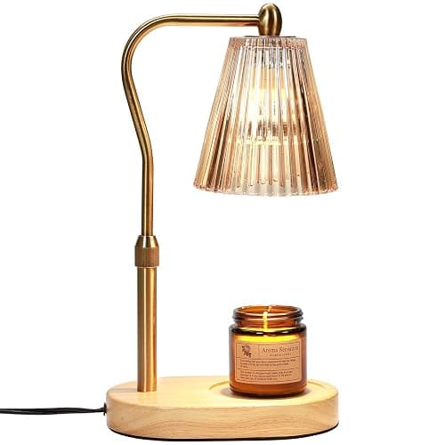 Candle Warmer Lamp, Candle Warmer with Timer and Dimmer, Adjustable Height Electric Candles Lamp with 2 Bulbs for Scented Jar, Wax Melter Lamp for Fall Decor, Home Decor, Room Decor, Gifts for Women thumbnail 7