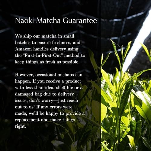 Naoki Matcha Superior Ceremonial Blend – Authentic Japanese First Harvest Ceremonial Grade Matcha Green Tea Powder from Uji, Kyoto (50g / 1.75oz) thumbnail 6