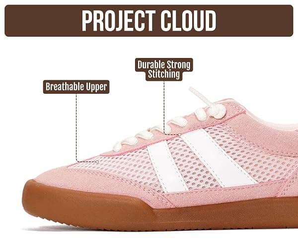 Project Cloud Leather Kids Sneakers, Shoes for Girls & Boys (Little Verdy) | Memory Foam Insole Lightweight Non Slip Outsole Easy On Design Comfortable Youth Footwear Casual Everyday Travel All Day Wear thumbnail 3