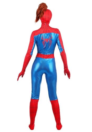 Marvel Spider-Man Zentai Suit Women's Costume, Superhero Full Body Jumpsuit with Mask thumbnail 5