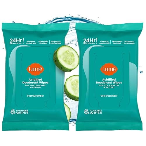 Lume Acidified Deodorant Wipes - Image 1