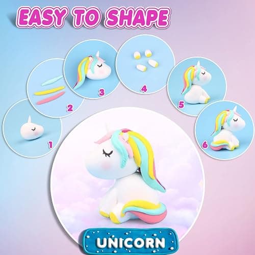 ESSENSON Magic Clay - Air Dry Clay 24 Colors, Modeling Clay for Kids with Tools, Toys Gifts for Age 3 4 5 6 7 8+ Years Old Boys Girls Kids thumbnail 5