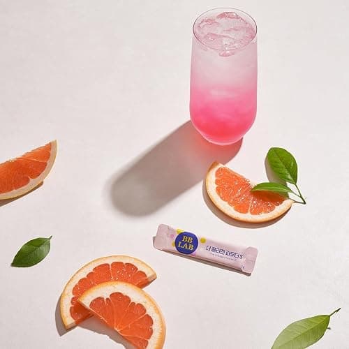 BB LAB Collagen Powder S Plus Halal, Low Molecular Korean Collagen Powder Stick Supplement, Marine, Fish Collagen Peptides, Vitamin C, Glycine, Fast Absorption, Grapefruit Flavor thumbnail 9