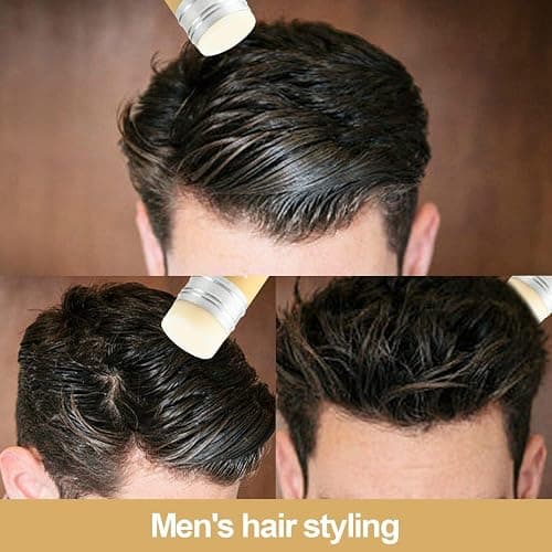Hair Wax Stick & Pink Brush Set for Hair Edge Frizz Control Anti-Frizz Non-greasy Broken Hair Styling Finishing Wax Stick Men Women Styling Products thumbnail 8