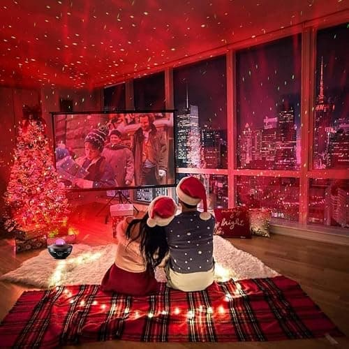 Galaxy Star Projector, Amorno Nebula LED Night Light for Room Decor, Ocean Wave Starry Sky Light Projector for Bedroom/Home Theater, Remote & Bluetooth Speaker, for Kids Teen Girl Boy Adults Gifts thumbnail 5