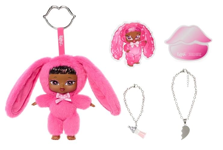 Bratz Bratziez Sweetheartz Plush Blind Box with Charm Clip and Accessory, Collectible Characters thumbnail 6