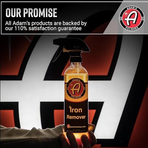 Adam's Iron Remover (16oz) - Iron Out Fallout & Stop Rust Remover Spray for Car Detailing Removes Iron Particles in Auto Paint, Wheels, Motorcycle, RV & Boat - Use Before Clay Bar, Wax or Car Wash thumbnail 8