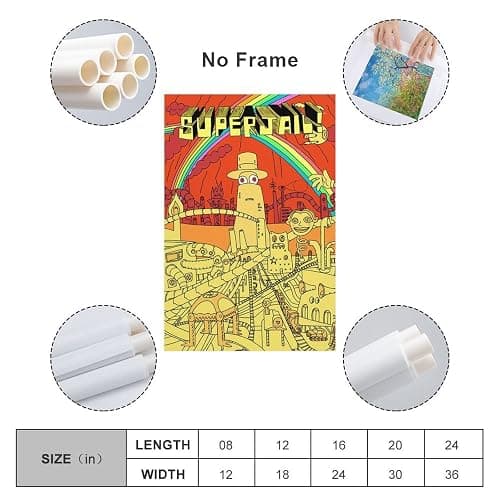 Dark Comedy TV Shows Superjail! Poster Artworks Canvas Poster Room Aesthetic Wall Art Prints Home Modern Decor Gifts Framed-unframed 08x12inch(20x30cm) thumbnail 2