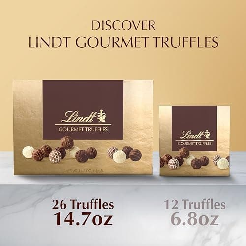 Lindt Gourmet Truffles Assorted Chocolate Candy Gift Box, 14.7 oz. thumbnail 7