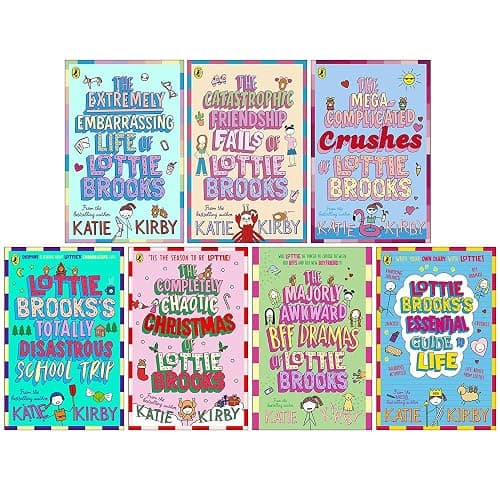 Lottie Brooks Series 7 Books Collection Set By Katie Kirby (The Completely Chaotic Christmas, Extremely Embarrassing Life, Catastrophic Friendship Fails, Totally Disastrous School-Trip & More) - Image 1