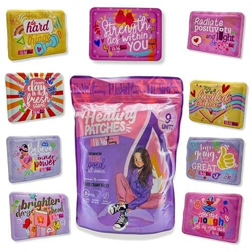 Period Heating Pad for Cramps – Period Kit for Teens, Tweens, Girls, and Women Essentials -Period Stuff -Disposable Heating Patches for Menstrual Cramp Pain Relief, Portable Heat Therapy thumbnail 9