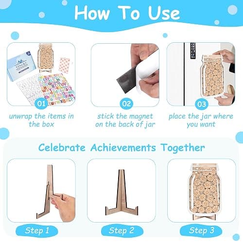 TINGKU Smart Cookies Reward Jar for Kids, Class Magnetic Teacher Supplies thumbnail 7