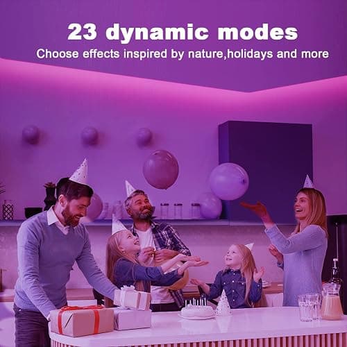 dalattin Led Strip Lights 200ft (2 Rolls of 100ft), Led Lights for Bedroom with App & Remote Control, 24V Led Lights Strip for Room & Festival Decoration thumbnail 3