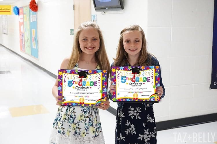 5TH Grade Graduation Diploma 2026,Classroom 5TH Grade Graduation Award Certificate,5TH Grade End of School Year Certificate for Kids,BYJZ Boys Girls 5TH Grade Graduation Decorations 2026, 30pcs thumbnail 2