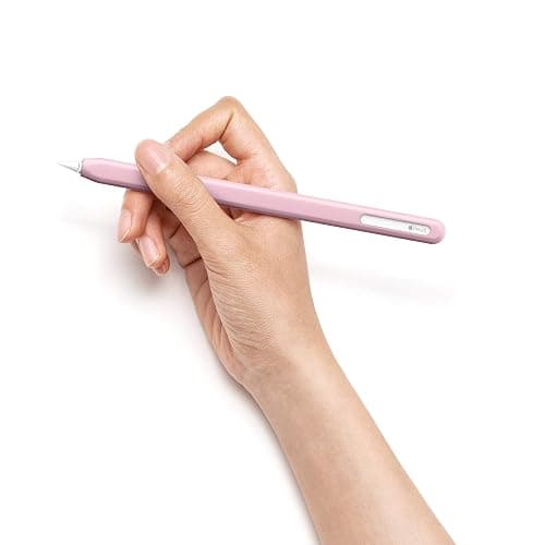 UPPERCASE Designs NimbleSleeve Premium Silicone Case Holder Protective Cover Sleeve Compatible with iPad Apple Pencil Pro and 2nd Generation Only (Pink) thumbnail 2