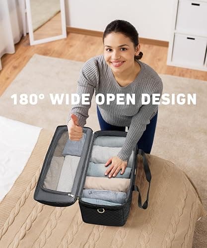 CLOKARS Travel Weekender Bags for Women: Overnight Bag with Shoe Compartment Large Travel Duffle Bag with Toiletry Bag Carry on Bag Personal Item Bag with Wet Pocket Hospital Bag for Women Black thumbnail 2