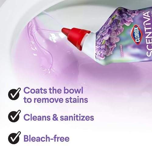 Clorox Scentiva Bathroom Toilet Cleaning Gel, Lavender and Jasmine, 24 Fluid Ounces (Pack of 2) thumbnail 7