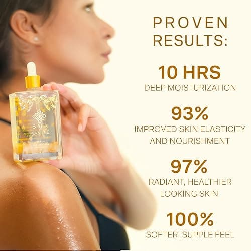 SAFA Vanillé Oil - Organic Oil for Face, Body, Hair, Nails & Aromatherapy | Vanilla Extract & Jasmine Petals - Essential Oil for Diffusers | After Shower Body Oil | Skin Moisturiser (4 Fl Oz) thumbnail 7