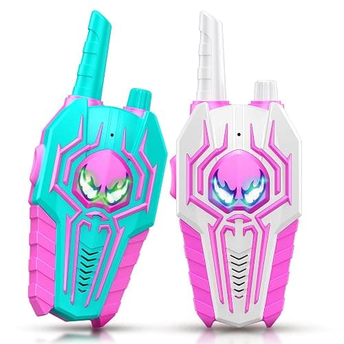 Cool Walkie Talkies for Girls Kids: Birthday Toys Gifts for 3 4 5 6 7 8 Year Old Girls Toys Ages 6-8 Kids Walkie Talkies 2 Pack Outdoor Toy for 3-8 Year Old Girl Gift - Image 1