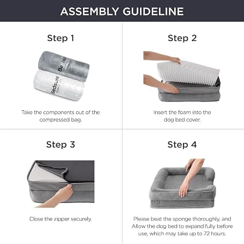 Bedsure XL Orthopedic Dog Bed  thumbnail 6