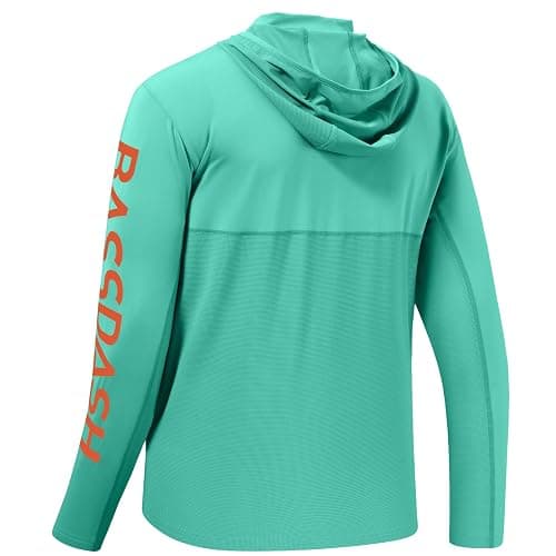 Bassdash UPF 50+ Men’s UV Sun Protection Long Sleeve Performance Fishing Hoodie Hooded Shirts thumbnail 4