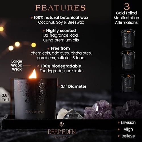 Deep Eden Wood Wick Candle thumbnail 7