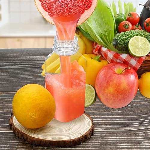 Auvotuis 10 PCS 4 oz Plastic Juice Bottles Empty Clear Milk Bottles with Lids, Beverage Containers for Juice, Milk and Other Drink thumbnail 2