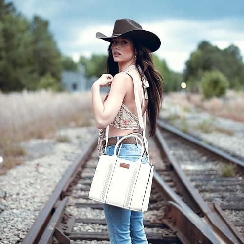 Wrangler 3Pcs Purses for Women Tote Bag Crossbody Handbag Sets with Strap thumbnail 3