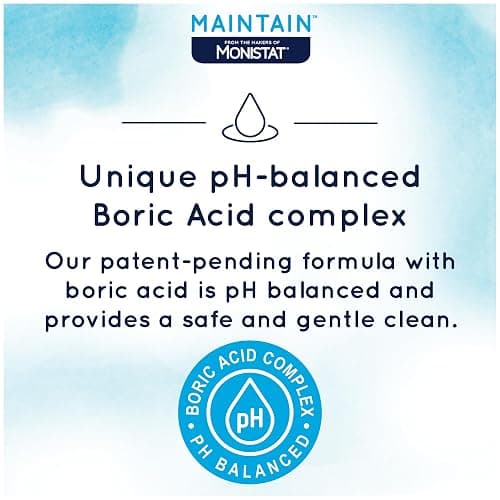 Monistat Boric Acid Feminine Wash, Fragrance-Free Intimate Wash for Women with Gentle pH-Balanced Formula, 16 Fl Oz thumbnail 3