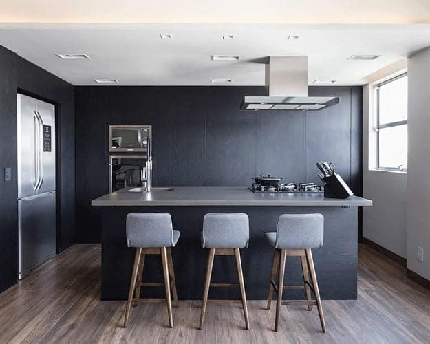 Abyssaly Black Wood Peel and Stick Wallpaper Decorative Self-Adhesive Contact Paper Film for Furniture Real Wood Contact Paper for Cabinets and Drawers Easy to Clean17.71" X 78.7" thumbnail 7