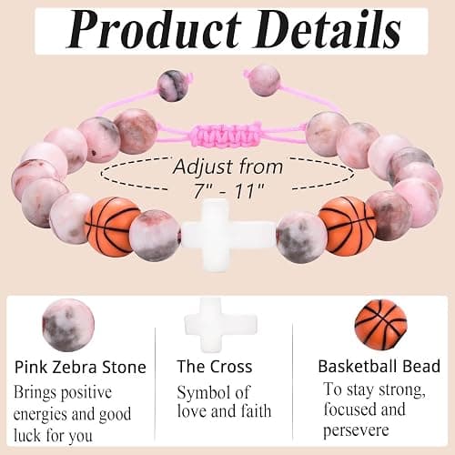 OAVOOK Softball Volleyball Basketball Soccer Gifts for Girls Bracelets for Teen Girls Team Gifts Birthday/Christmas/Graduation Gifts thumbnail 5