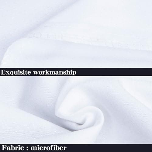 NTBAY Standard Pillowcase Set - 2 Pack Brushed Microfiber 20x26 Pillowcases - Soft, Wrinkle-Free, Fade-Resistant, Stain-Resistant, White Pillowcases with Envelope Closure - 20x26 Inches, White thumbnail 4