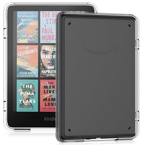 Sonlaryin Clear Hülle für 7″ Kindle Colorsoft Signature Edition 1. Gen & Kindle Paperwhite Kids & Signature Edition (12. Gen, 2024), Ultra Slim Anti-Gelb-Hülle, Nicht für Kobo Remarkable - Clear - Image 1