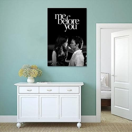 ZCHLATGDE Me Before You Movie Art Poster Decorative Painting Canvas Wall Art Living Room Poster Bedroom Painting Wall Art Picture Print Modern Family Room Decor 12 x 18 Inches (30 x 45 cm) thumbnail 4