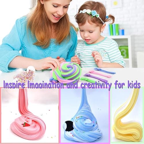 Butter Slime Party Favors,Super Soft & Non-Sticky,Educational Stress Relief Toy,Birthday Gifts for Girl and Boys. thumbnail 4
